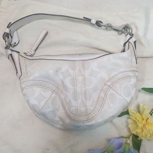 White Coach Handbag